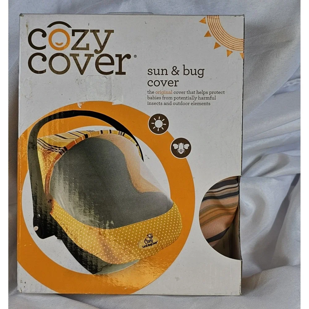 Cozy Cover Sun & Bug Cover‎ Infant Carrier Cover Spring Or Summer